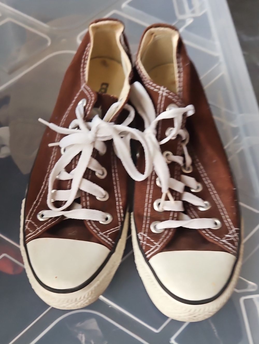 Converse Brown Canvas Men's 6/Women's 8 Sneakers (13)